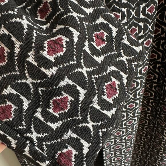 Leota Cora Duster Jacket Geo Jacquard Rhododendron Size 1L - Picture 4 of 10